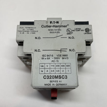 Eaton Cutler Hammer A302HN Manual Motor Starter 2.5–4A Motor Protector