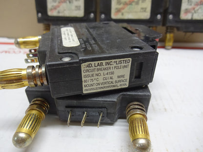 CARLING SWITCH CF1-X0-07-416-A3D-MG / 30A CIRCUIT BREAKER 30AMP 80VDC / LOT OF 5