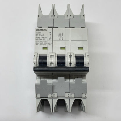 Siemens 5SJ4 303-8HG42 / 5SJ43038HG42  MCB 3-Pole 3A 480/277 VAC