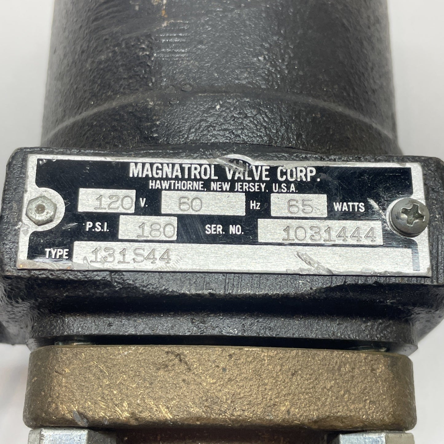 MAGNATROL 131S44 1″ NPT Bronze Steam Solenoid Valve 0-180 PSI
