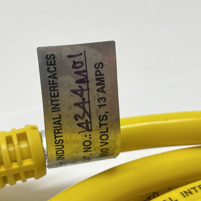 NEW Molex 14344M01 3-Wire Female Straight 12 ft Cordset