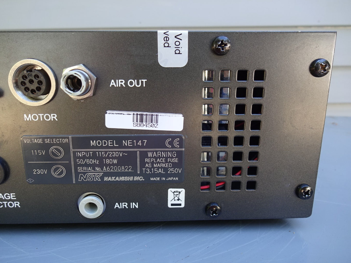 NSK NE147 ASTRO-E500Z SPINDLE CONTROLLER / MANUFACTURER REFURBISHED