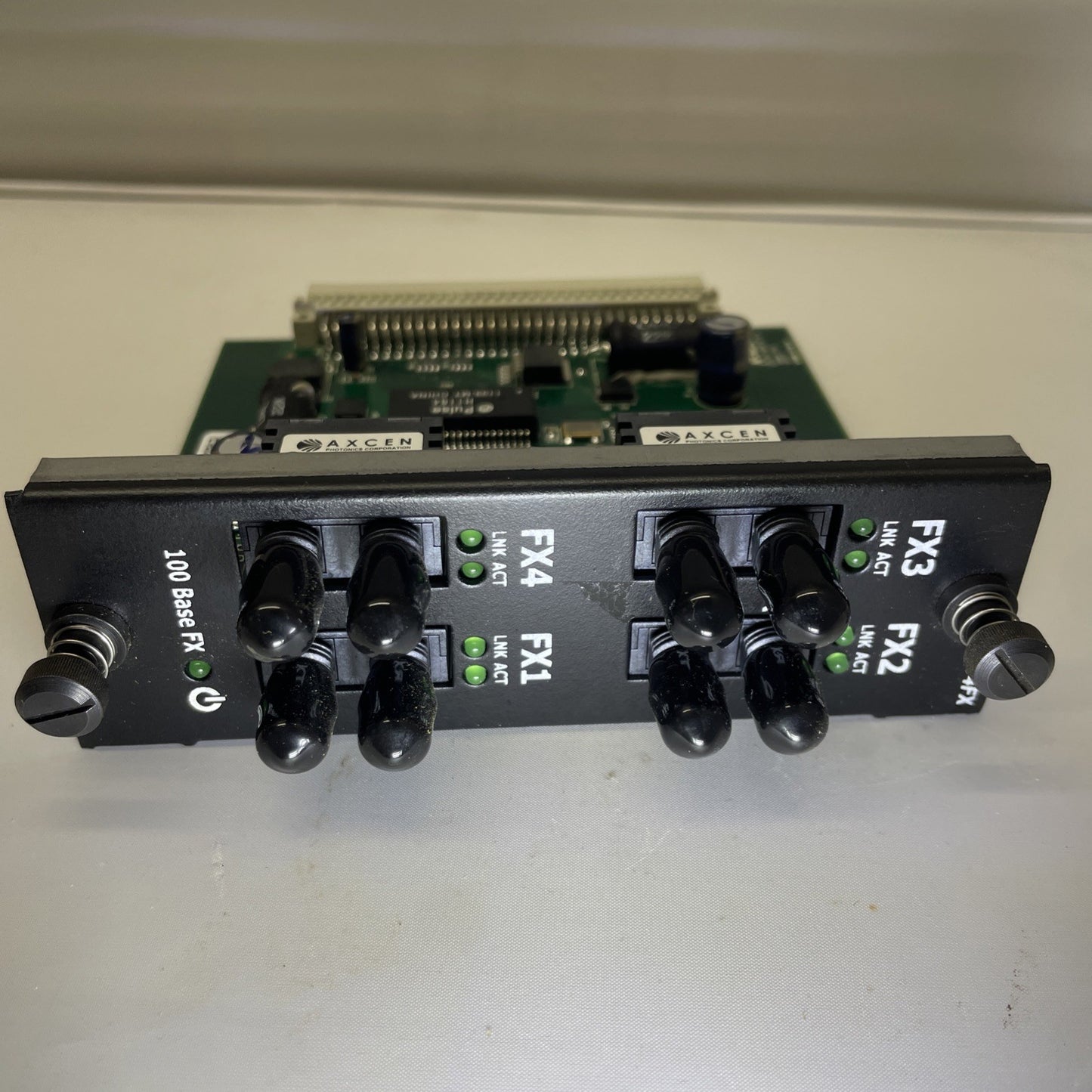 USED CONTROL BOARD FOR N-TRON FIBER OPTIC COMMUNICATIONS MODULE PT# 9004FX...