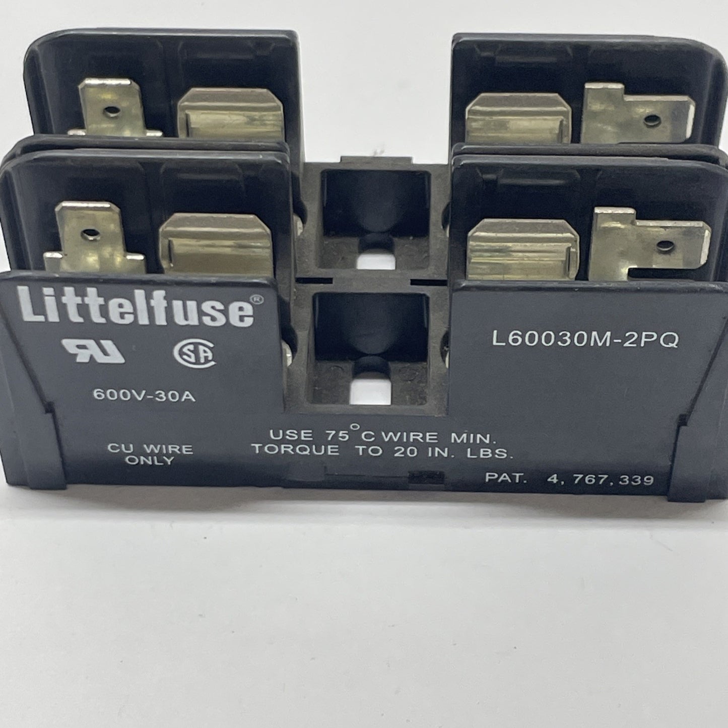 Littelfuse L60030M-2PQ 2P 30A 600V Fuseholder