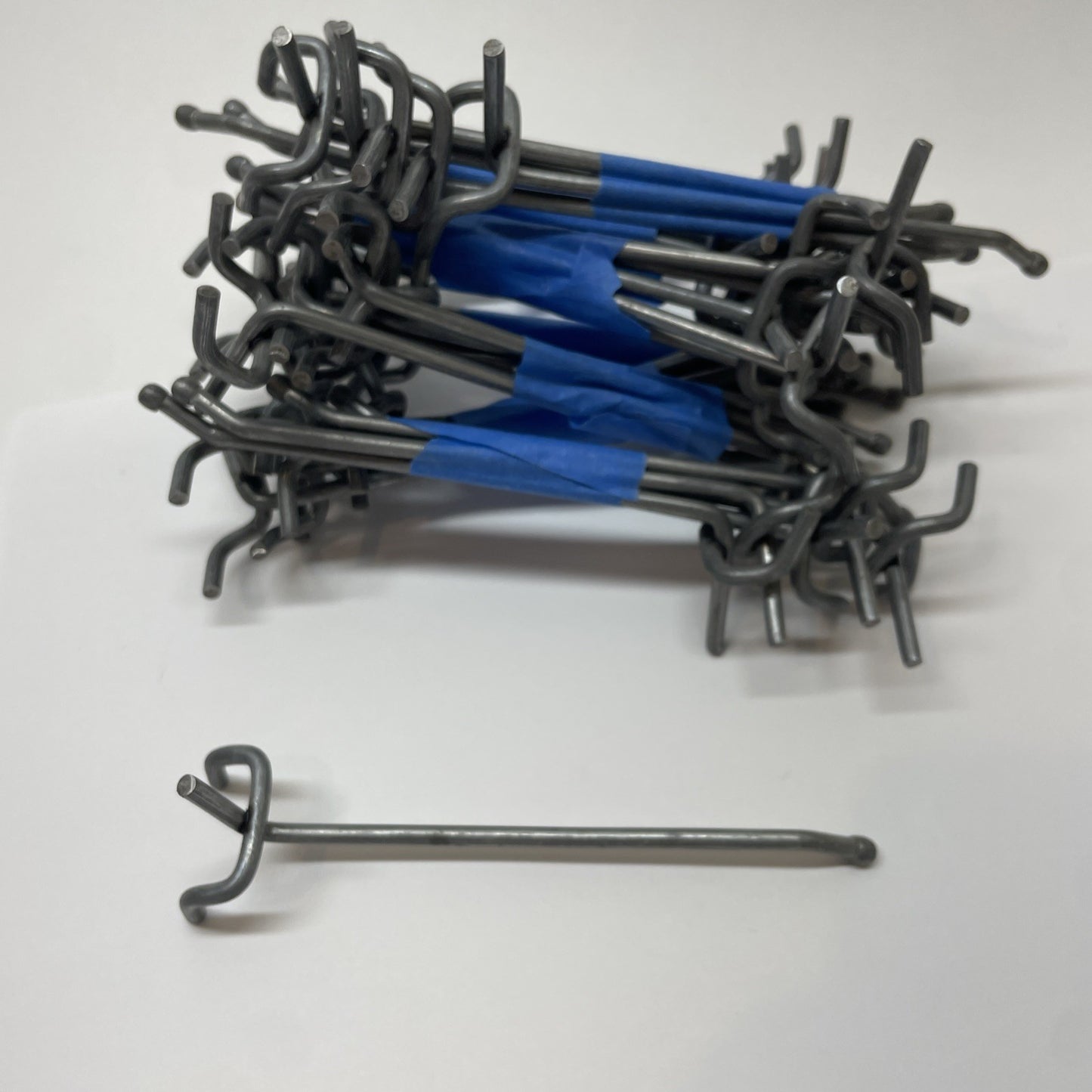 (lot of 39) 4 Inch -  1/8" Metal Peg - Garage Shelf Hanger Pegboard Hook