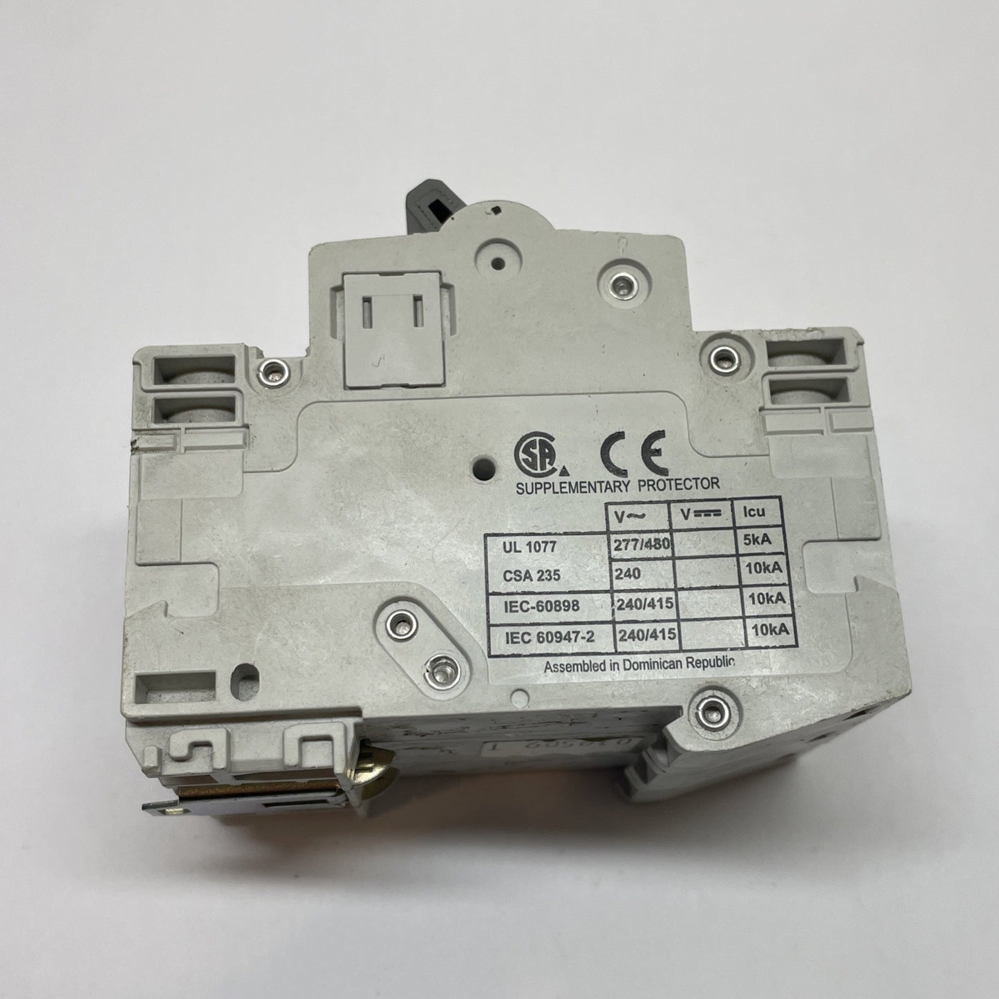 Eaton Cutler-Hammer WMS3C50 3-Pole 50A Industrial Circuit Breaker DIN Rail