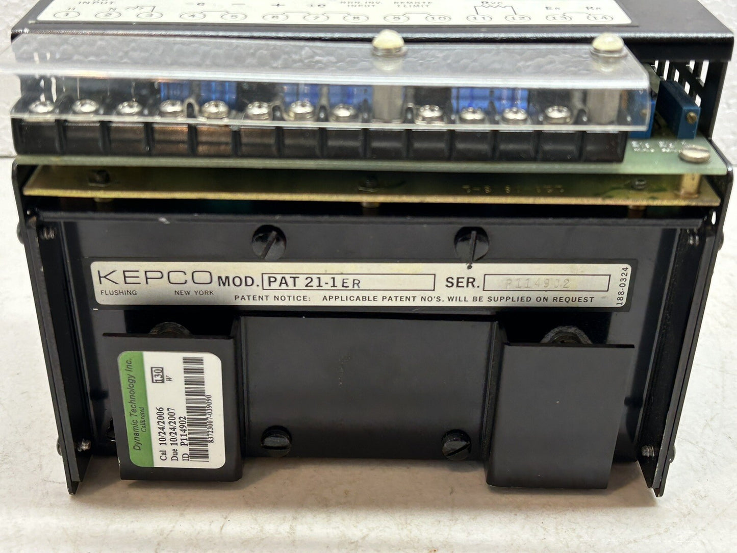 KEPCO PAT 21-1ER / PAT21-1 ER/ POWER SUPPLY INPUT 115/230VAC / OUTPUT 0-21V 0-1A