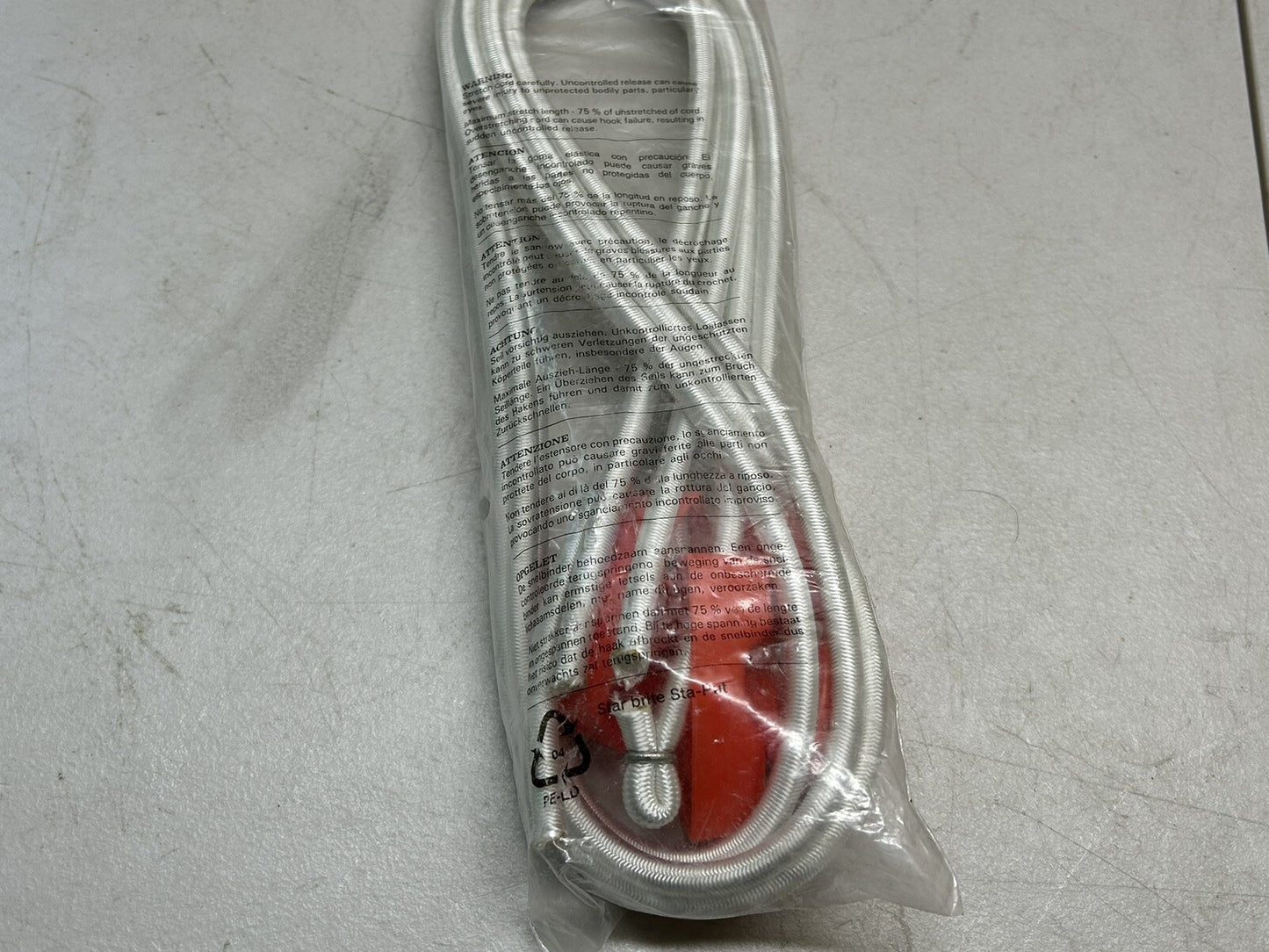 STAR BRITE 67248 STA-PUT 5/16" X 48" PACK OF 3 UNIVERSAL ADJUSTABLE LASHES / NEW