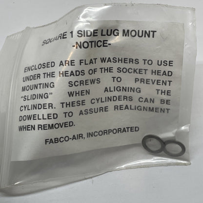 Fabco-Air SQL-321X1/2-DR-31-LFR Double-Rod Pneumatic Cylinder