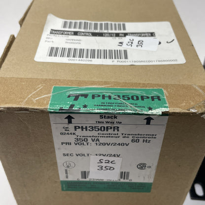 PH350PR Hammond 350VA Control Transformer 120/240-12/24V
