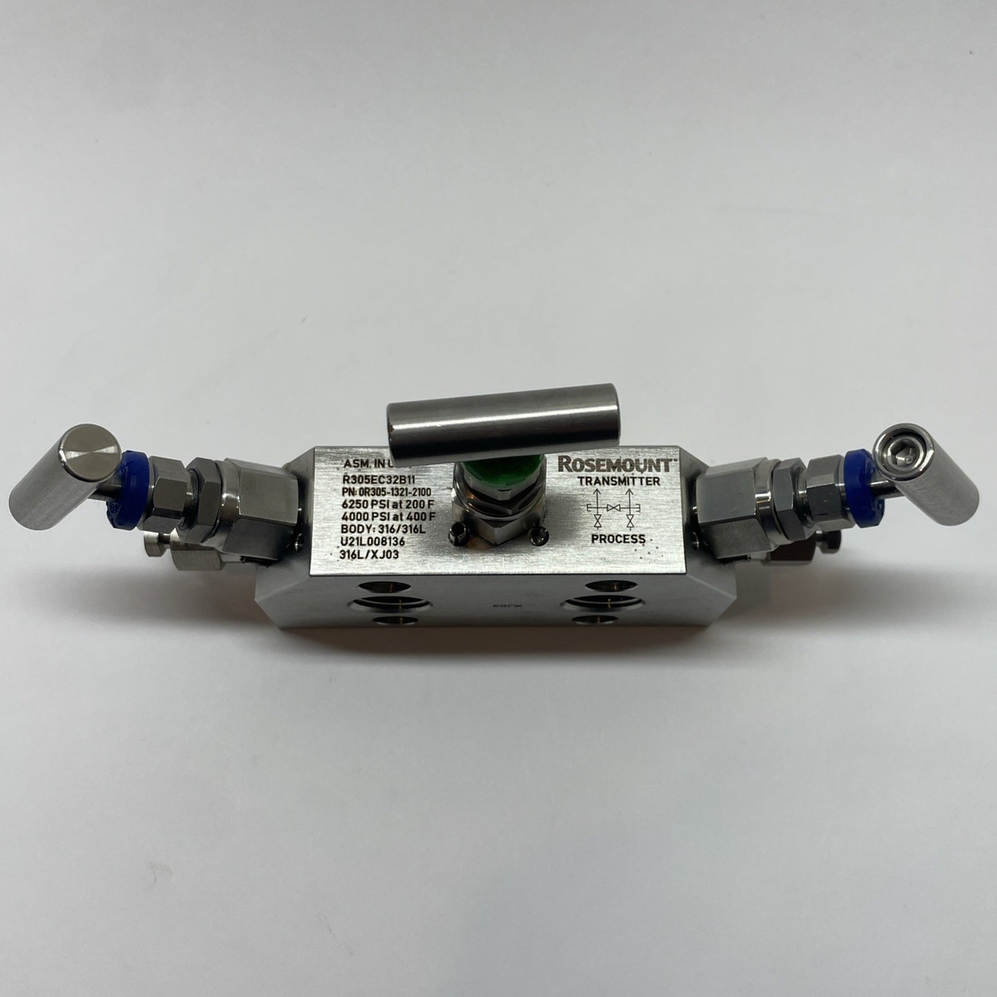 Rosemount 0R305-1321-2100 Pressure Transmitter Manifold (4000psi) R305EC32B11