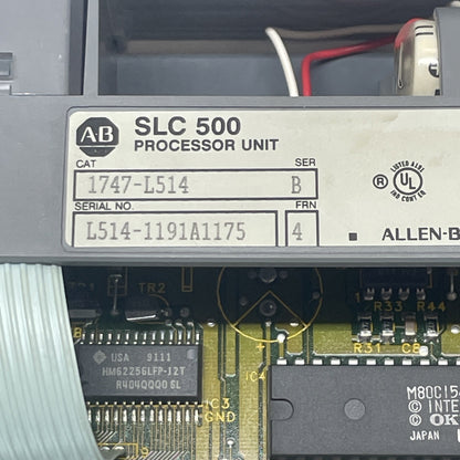 Allen Bradley 1747-L514 Ser B SLC 500 CPU Processor Module PLC U7-4 SLC5/01