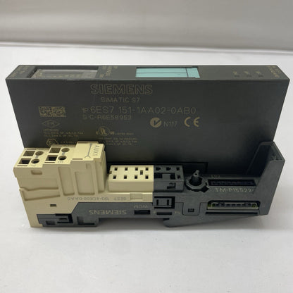 New Siemens 6ES7151-1AA02-0AB0 WITH BASE 6ES7193-4C300-0AA0