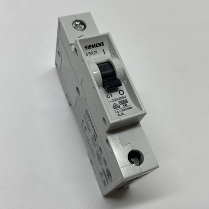 Siemens 5SX21 C1 / 5SX21-C1 Circuit Breaker 1-Pole 1A 230/400V 5SX2-101-7