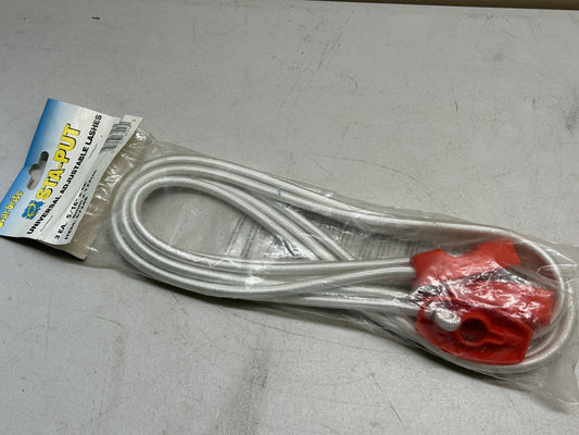 STAR BRITE 67248 STA-PUT 5/16" X 48" PACK OF 3 UNIVERSAL ADJUSTABLE LASHES / NEW