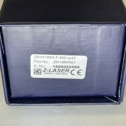 Z-LASER ZM18RF667 Industrial Laser Module M18 Threaded