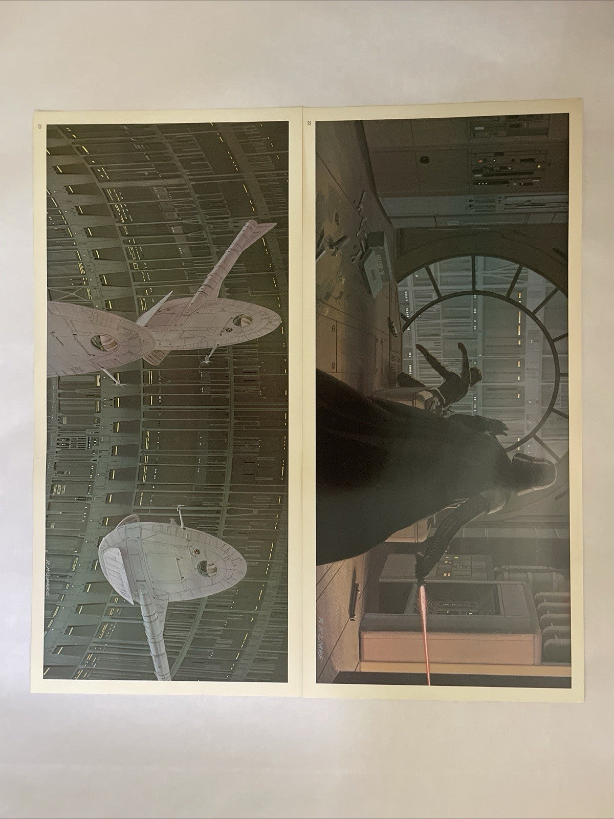 The Empire Strikes Back COMPLETE Portfolio by Ralph McQuarrie 1980 (24 Prints)