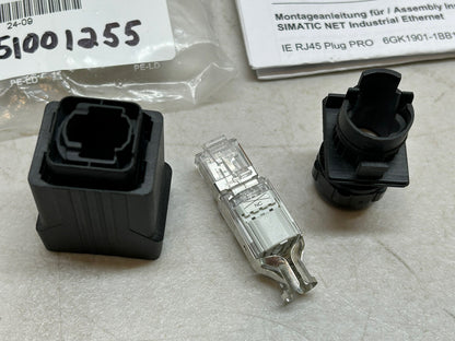 SIEMENS 6GK1901-1BB10-6AA0 / SIMATIC NET INDUSTRIAL ETHERNET RJ45 PLUG PRO / NEW