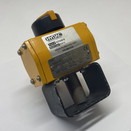 HYDAC PNEUMATIC ACTUATOR 02700918 /  ED0012.U0A00A.00K0  116PSI 8BAR (266193037)