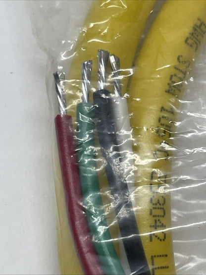 Turck WKM 46-1M Single-Ended Cordset 4-Pin 7/8″ Right-Angle Female U5100 (NEW)