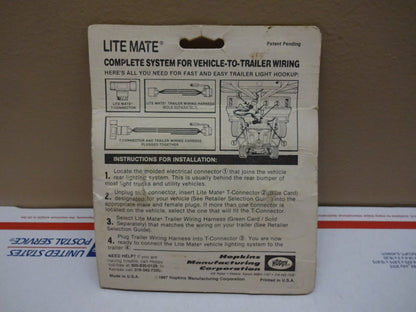 87-88 FULL SIZE BRONCO HOPPY 23045 / PLUG-IN TRAILER LIGHT T-CONNECTOR / NOS