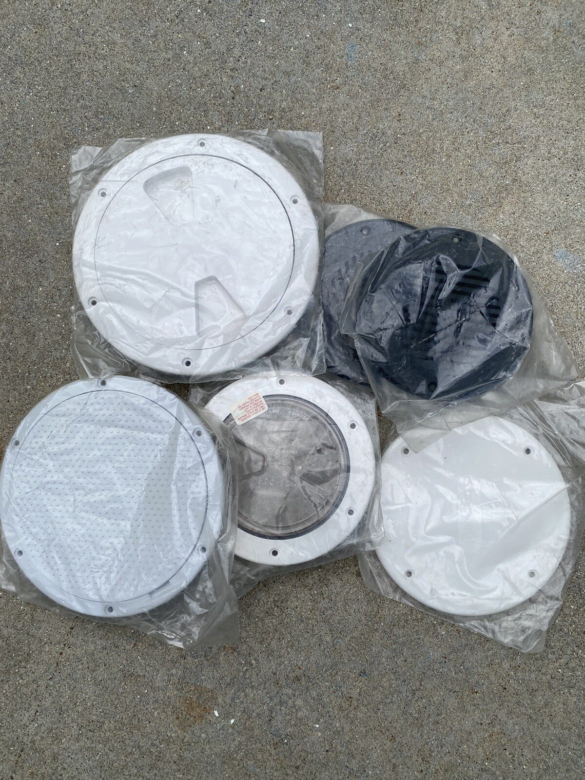 BECKSON MARINE DECK PLATES / MIXED LOT / DEALER LOT OF 6 NEW