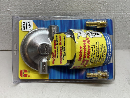 TEMPO 170105 / MF14 WATER SEPARATING FUEL FILTER KIT GAS RV MARINE / NEW