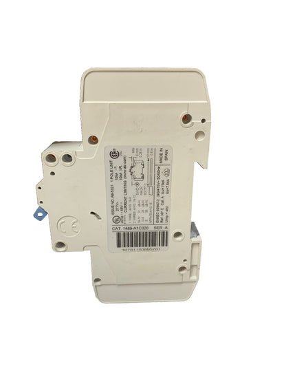 ALLEN BRADLEY 1489-A CIRCUIT BREAKER SER. A 2AMP