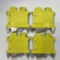(LOT OF 4) PHOENIX USLKG6N Ground Terminal 2 Connections IEC60947-7-7