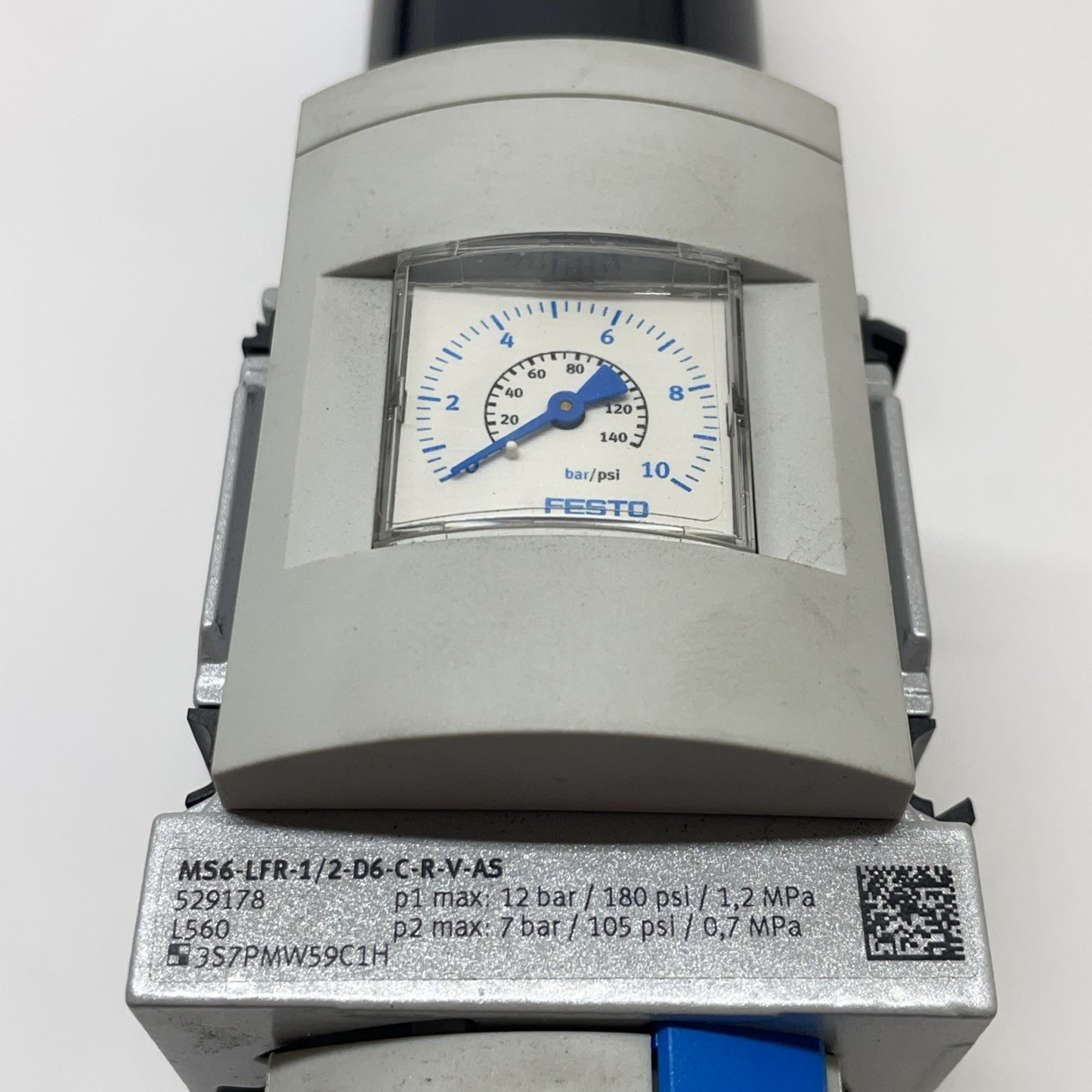 Festo MS6-LFR-1/2-D6-CRV-AS  Filter Regulator G½ 5 µm 0.3-7 bar 529178