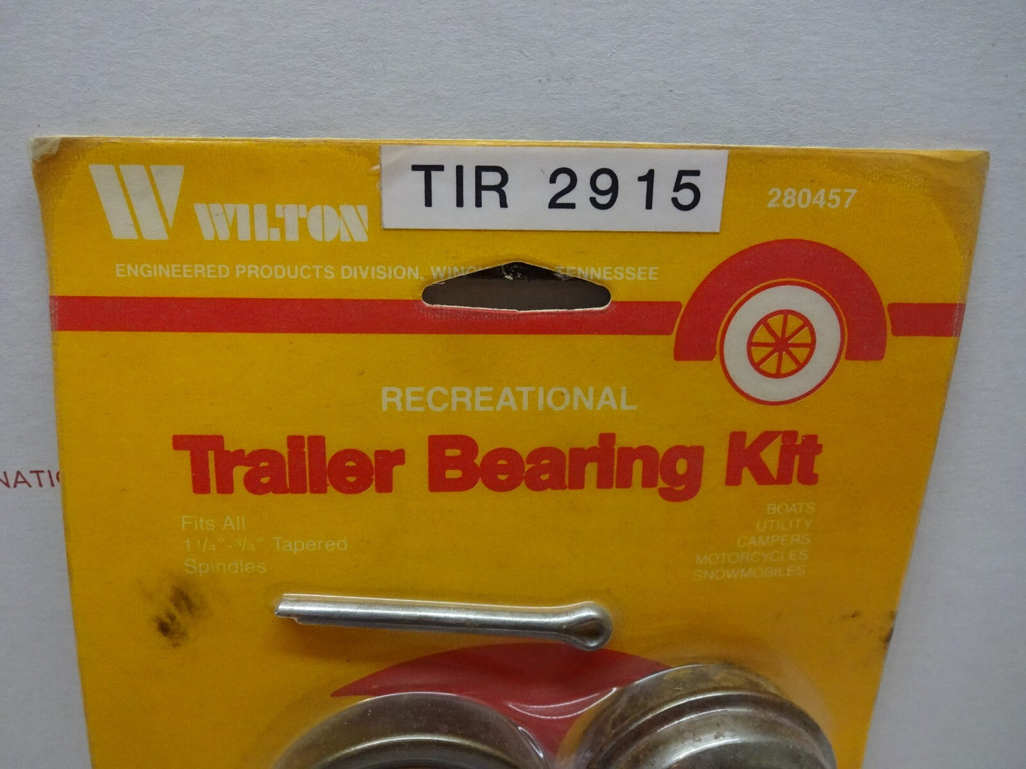 WILTON 280457 / RECREATIONAL TRAILER BEARING KIT / NEW