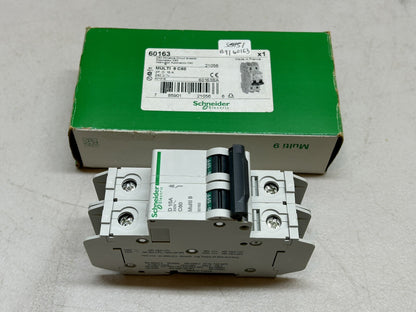 SCHNEIDER ELECTRIC 60163 MULTI 9 C60 240V / 2P 15A CIRCUIT BREAKER / NEW