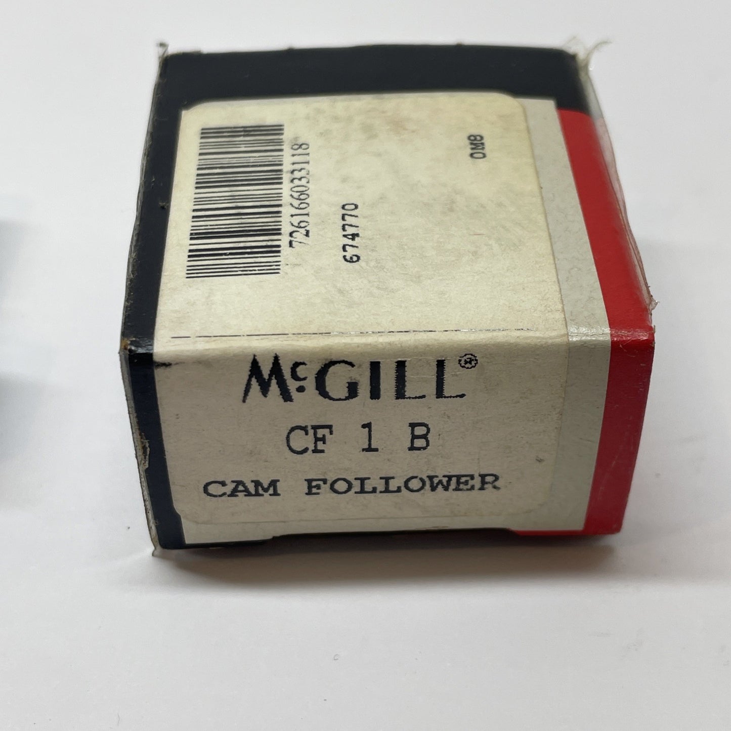 McGill CF 1 B Flat Stud Cam Follower 1.000″ Roller Dia 7/16-20 Thread CF-1-B