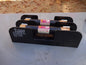 GOULD SHAWMUT 60302 FUSE HOLDER WITH 2 FUSETRON FRS-R-15 / 600V FUSES