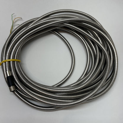 4-PIN D-coded M12 Ethernet Metal Shielded Cable ~33'