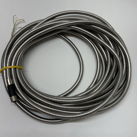4-PIN D-coded M12 Ethernet Metal Shielded Cable ~33'