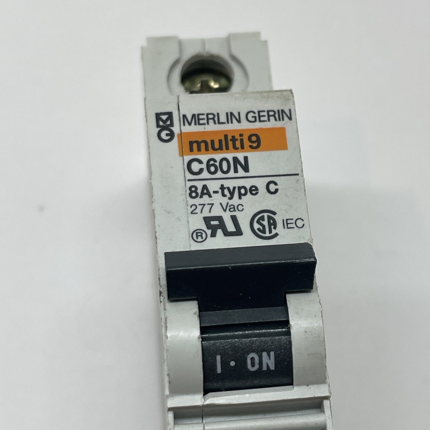 Merlin Gerin C60N-24431 8A Type C MCB 277VAC