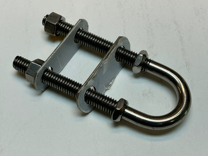 316 STAINLESS STEEL MARINE BOLT STERN BOW EYE TIE DOWN U BOLT 4.25 INCHES / NEW