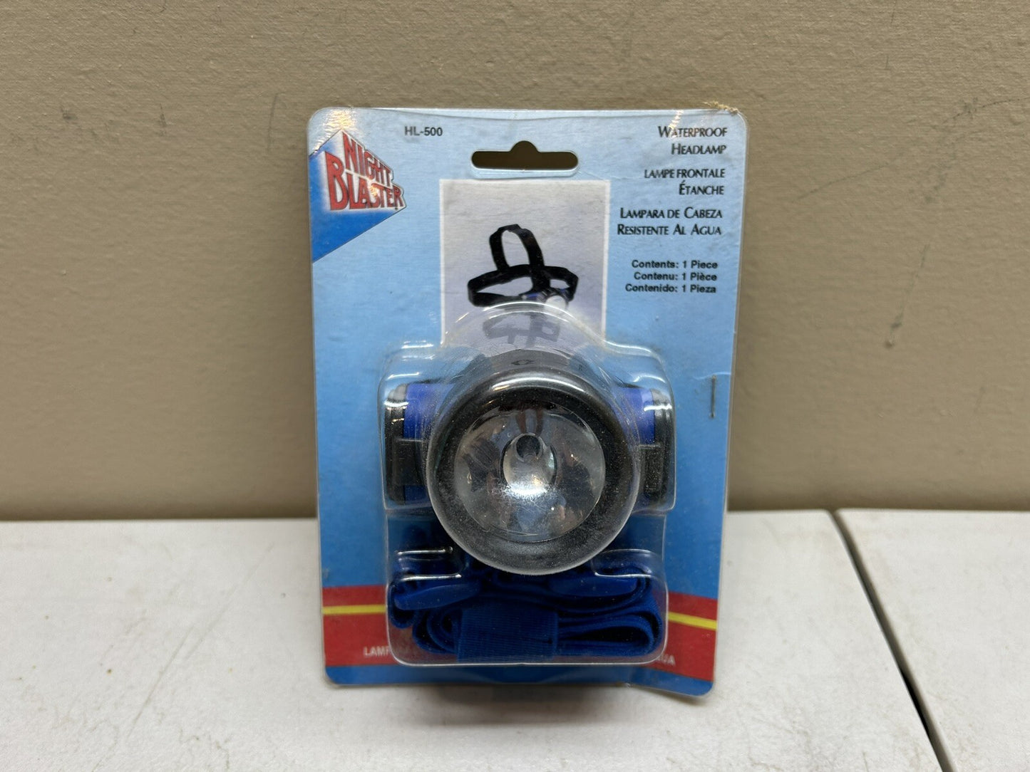 NIGHT BLASTER HL-500 HEADLAMP WATERPROOF TO 30' HIGH INTENSITY BULBS / NEW