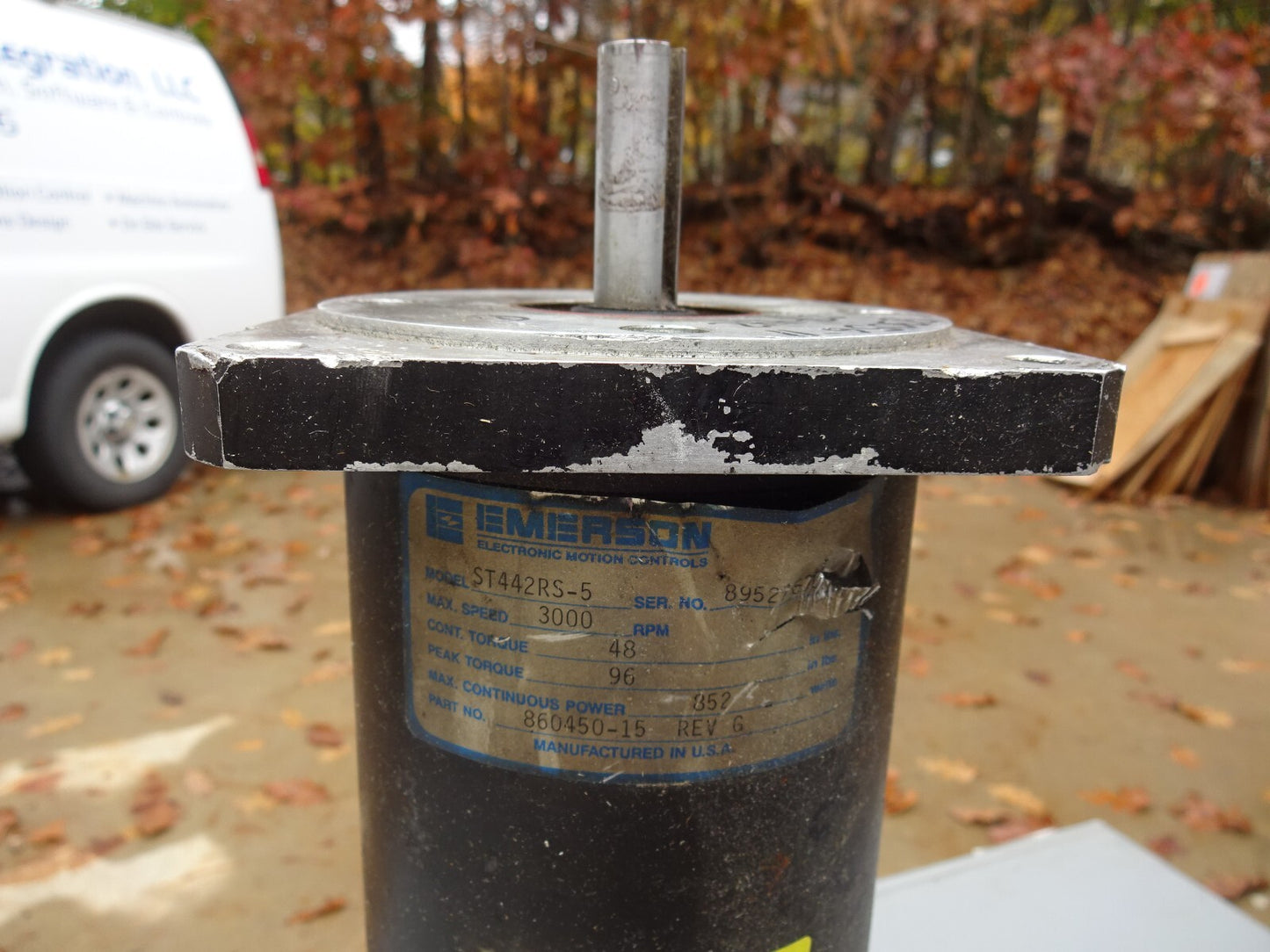 EMERSON ST442RS-5 / 860450-15 / MOTOR 3000 RPM / REV G OR REV C