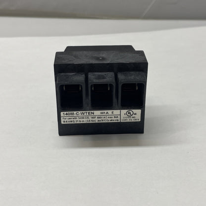 Allen-Bradley 140M-C-WTEN Compact Bus Bar Feeder Terminal Top Feed 600VAC 64 Amp