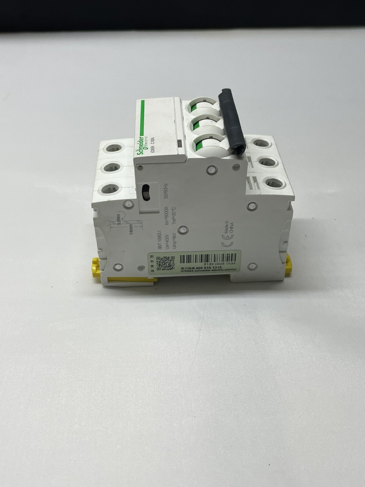 1PC A9F18363 circuit breaker 3P C63A
