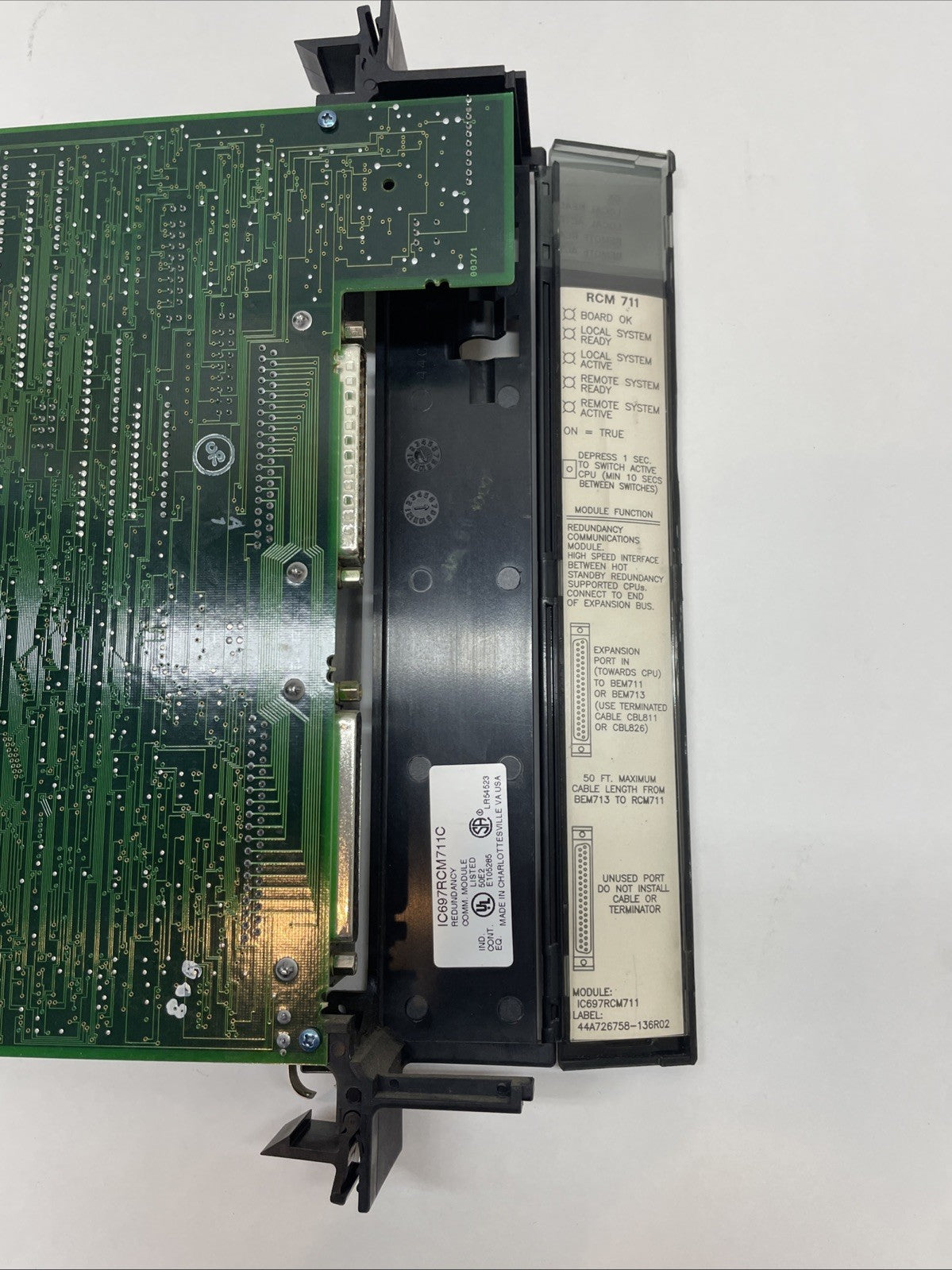 GE Fanuc IC697RCM711C Redundancy Communication Module RCM711C