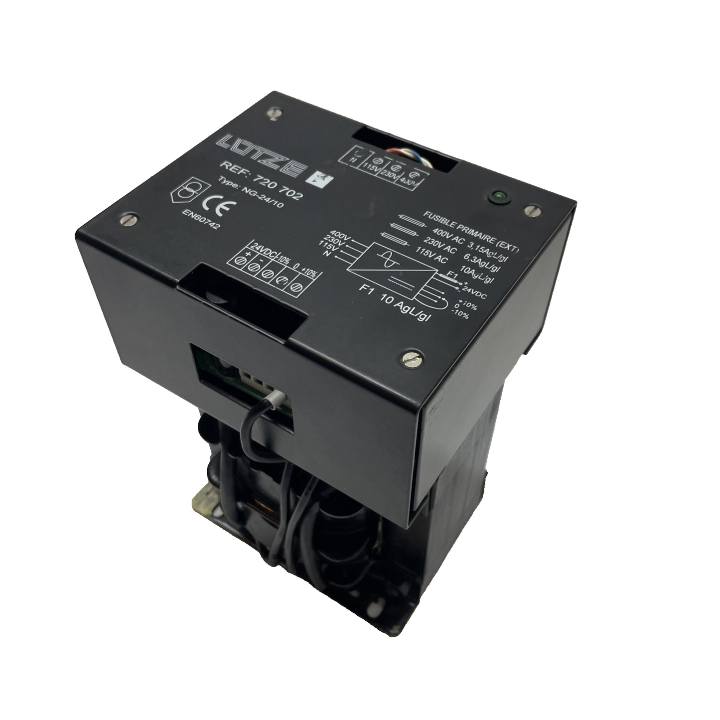 Lutze NG-24/10 720702 24 VDC 10 A DIN-Rail Power Supply EN60742