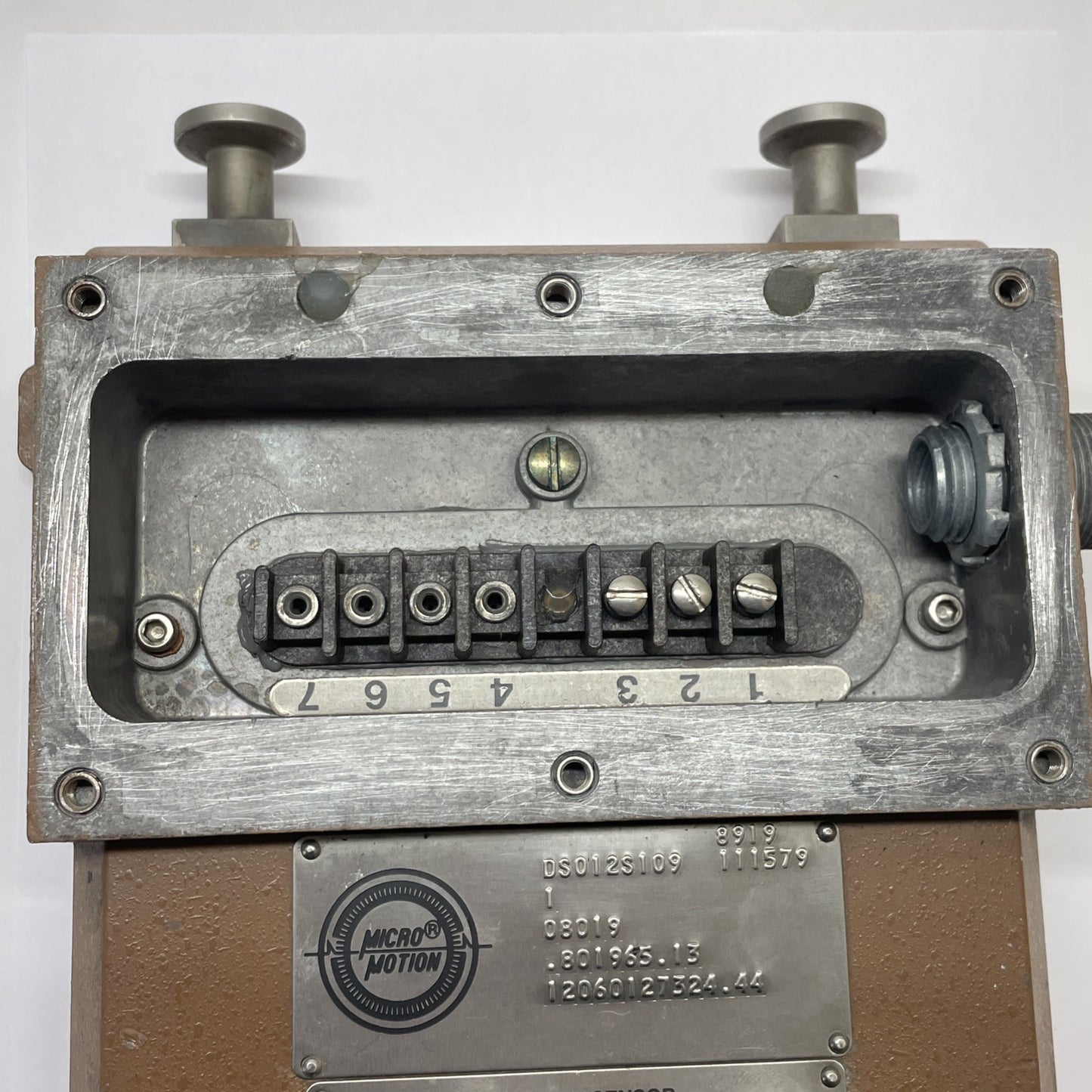 Micro Motion DS012S109 Mass Flow Meter Sensor S012S109 1700 psi