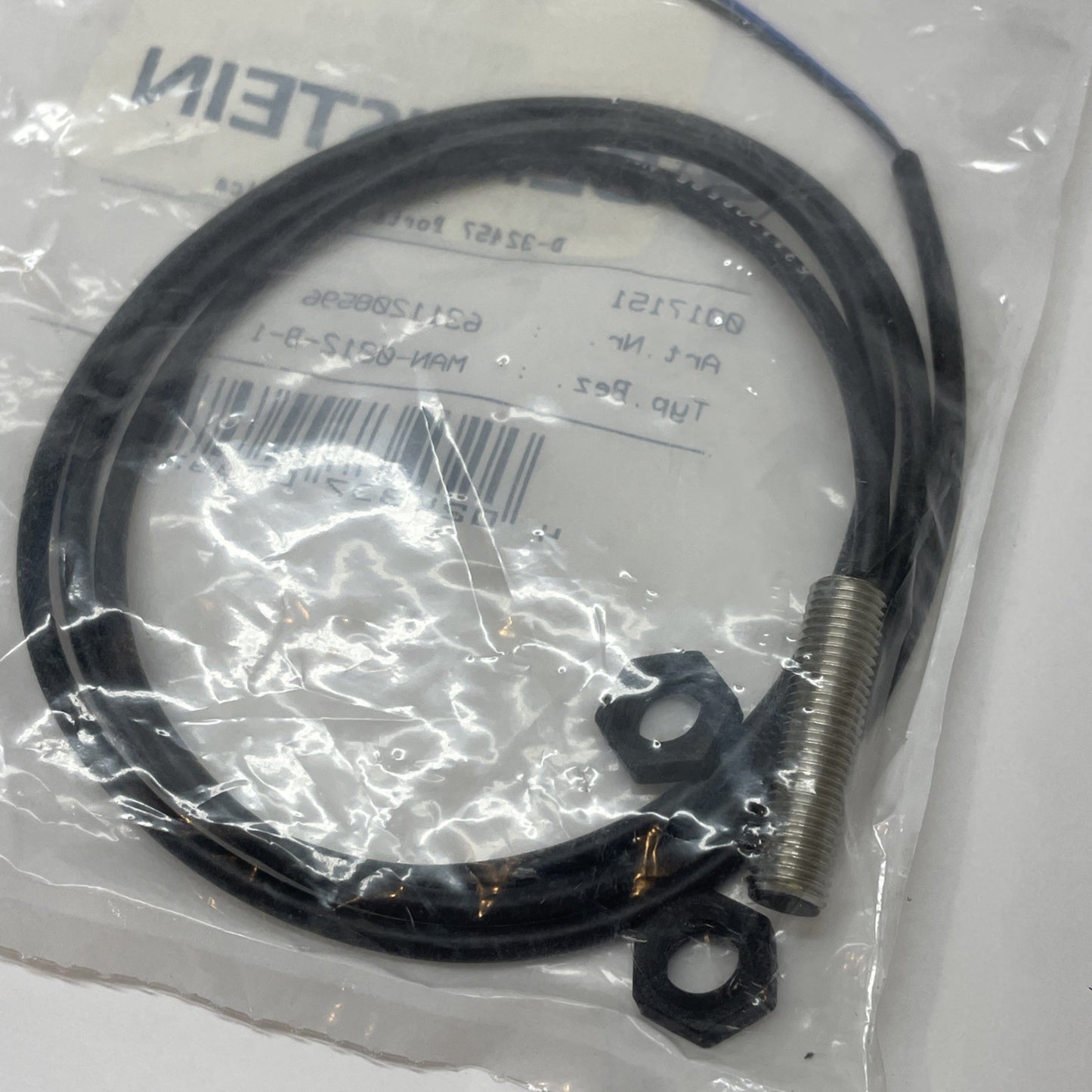 Warner Electric 631-1208-596 Magnetic Sensor M8 Barrel 0.6″ Range 250 VAC