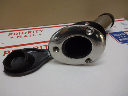 ATTWOOD 30 DEGREE STAINLESS STEEL ROD HOLDER BOAT MARINE FISHING 9" / NEW