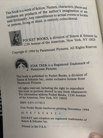 A Lot Of Four Star Trek Books Nice Condition.