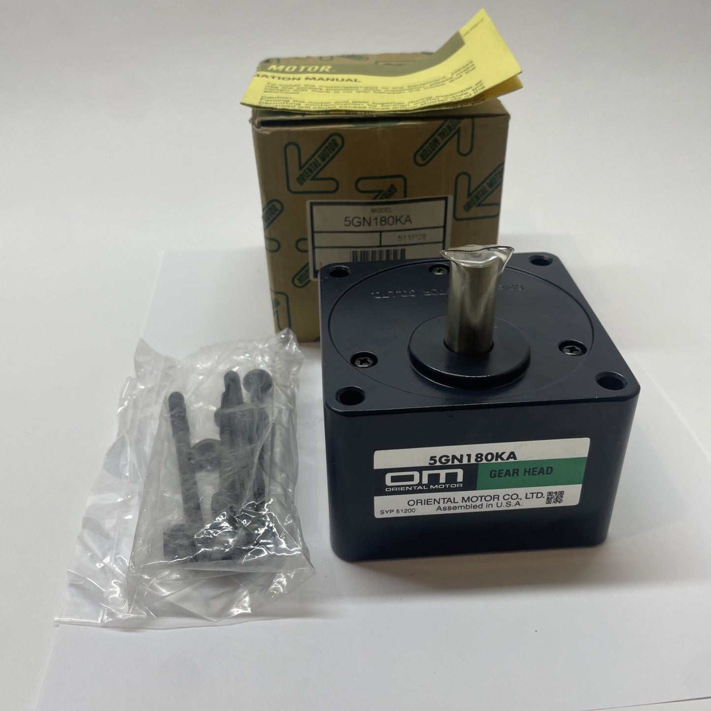 Oriental Motor 5GN180KA Gearhead Parallel Shaft 180 :1 1/2-in Output