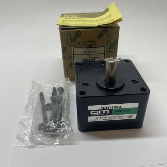 Oriental Motor 5GN180KA Gearhead Parallel Shaft 180 :1 1/2-in Output